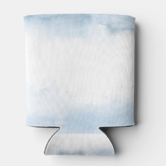 水彩ビーチいかり航海の結婚式の引き出物 缶クーラー (裏面)