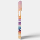 水彩ビーチアットサンセットモノグラム Case-Mate iPhoneケース (裏面 / 右)