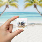 水彩ビーチカニ、カスタム マグネット