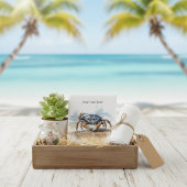 水彩ビーチカニ、カスタム マグネット