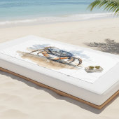 水彩ビーチカニ バスタオルセット