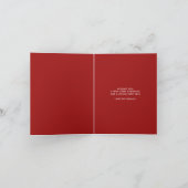 水彩ビーチクリスマスカード シーズンカード (内部)