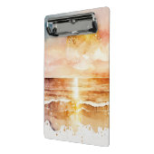 水彩ビーチシリーズデザイン1 ミニクリップボード (アングル2)