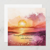 水彩ビーチシリーズデザイン3 (正面/裏面)