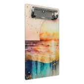 水彩ビーチシリーズデザイン3 ミニクリップボード (アングル)