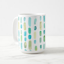 水彩ビーチシーガラス宝石