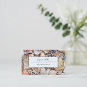 水彩ビーチシーシェル 名刺 (スタンド正面)