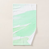 水彩ビーチトーン バスタオルセット (ハンドタオル)