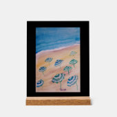 水彩ビーチ傘 アクリルサイン (正面)