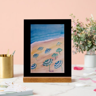 水彩ビーチ傘 アクリルサイン