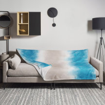 水彩ビーチ波ブルーウォーター