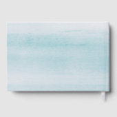 水彩ビーチ海シ結婚ェル ゲストブック (裏面)