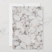 水彩ビーチ海先結婚式 招待状 (裏面)