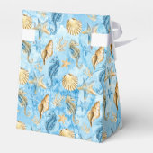 🌊💍水彩ビーチ海沿岸結婚部 フェイバーボックス (裏面サイド)