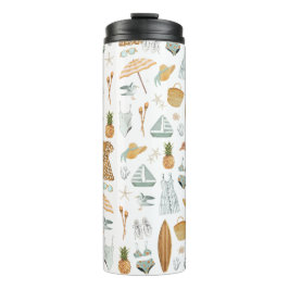 水彩ビーチ独身パーティーウィークエンド タンブラー