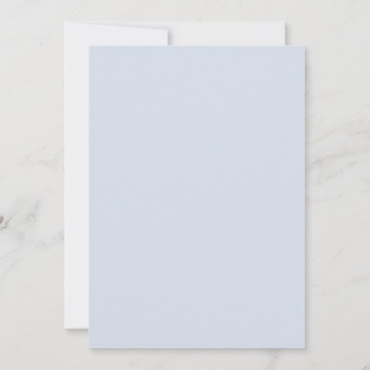 水彩ビーチ結婚式招待 招待状 (裏面)