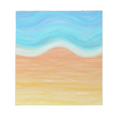 水彩ビーチ ノートパッド (正面)