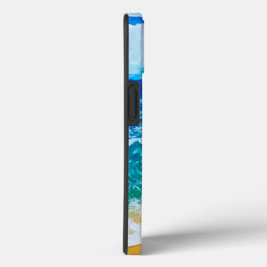 水彩ビーチiPhone / iPadケース Case-Mate iPhoneケース (裏面 / 右)