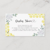 水彩ビーフローラディスプレイシャワー エンクロージャーカード (正面)