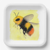 水彩ビー ペーパープレート (正面)