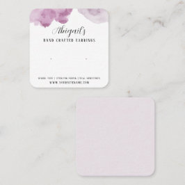 水彩ピアスカード スクエア名刺
