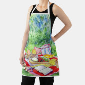 水彩ピクニック日 エプロン (インサイチュ)