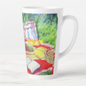 水彩ピクニック日 カフェラテマグ (右)