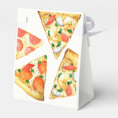 水彩ピザパーティー誕生日 フェイバーボックス (裏面サイド)