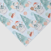 水彩ピックボール雪だるま 薄葉紙 (詳細)