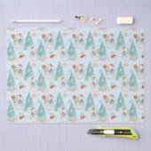 水彩ピックボール雪だるま 薄葉紙 (クラフト)