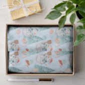 水彩ピックボール雪だるま 薄葉紙 (ギフト)