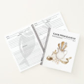 水彩ピッチャー&キッチンツールレシピ ノートブック (内部)