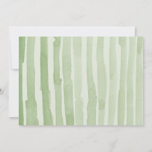 水彩ピネコンエレガントシンプル冬 セーブザデート (裏面)