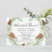 水彩ピネコーンウィンターエレガントリハーサル 招待状 (スタンド正面)