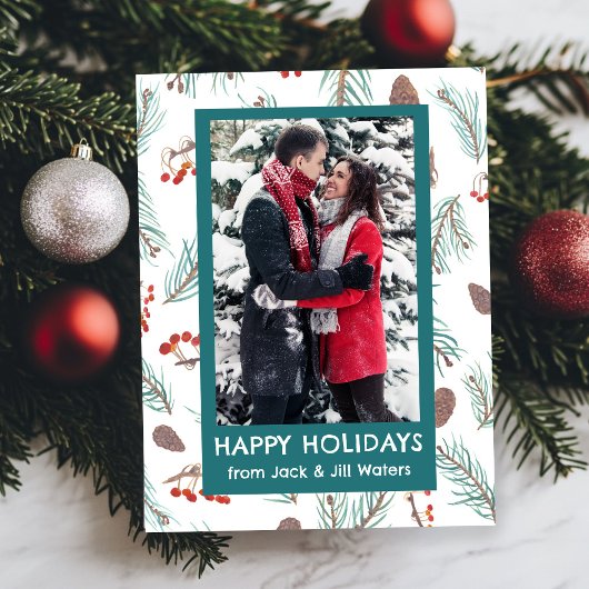 水彩ピネコーンベリーカスタムの写真 シーズンポストカード