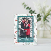 水彩ピネコーンベリーカスタムの写真 シーズンポストカード (スタンド正面)