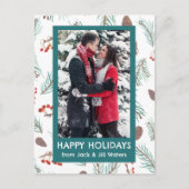 水彩ピネコーンベリーカスタムの写真 シーズンポストカード (正面)