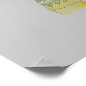 水彩ピラー1 ポスター (角)