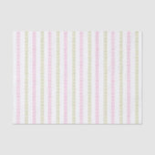 水彩ピンクと緑の麻雀 薄葉紙 (正面)