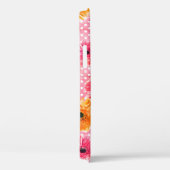 水彩ピンクと黄色のガーベラの花パターン Case-Mate iPhoneケース (裏面 / 右)