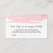 水彩ピンクどのように大きいママのベリーゲームカード エンクロージャーカード (正面)