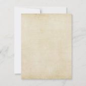 水彩ピンクのカーネーションコーナー 招待状 (裏面)