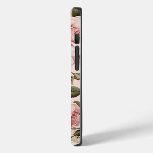 水彩ピンクのバラ Case-Mate iPhoneケース (裏面 / 左)