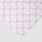 水彩ピンクの弓 薄葉紙 (詳細)