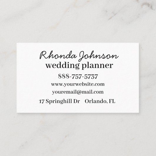 水彩ピンクの花さくらんぼ花フローラ 名刺 (裏面)