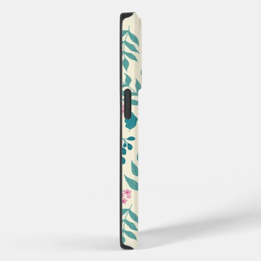 水彩ピンクの花柄の女性クールギフト Case-Mate iPhoneケース (裏面 / 右)