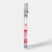 水彩ピンクの雪のポインセチア花 Case-Mate iPhoneケース (裏面 / 右)