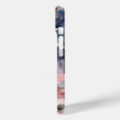 水彩ピンクの雪のポインセチア花 Case-Mate iPhoneケース (裏面 / 左)