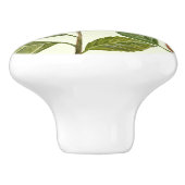 水彩ピンクアジサイのラケッツパターン セラミックノブ (側面)