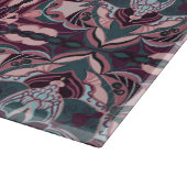 水彩ピンクアズレジョスペインのタイル カッティングボード (角)